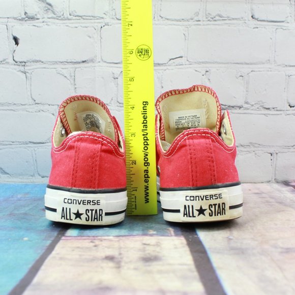 Converse Unisex Low Top Canvas Shoes Size M 5 L 7 - Picture 7 of 9